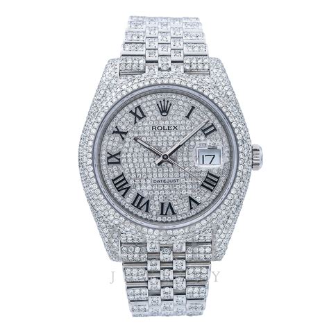 diamond rolex silver on model|rolex watch diamond bezel prices.